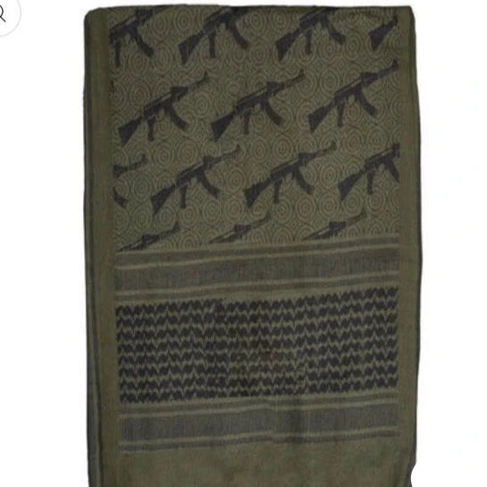 Mafoose Unisex Military Shemagh Head Neck Tactical Desert Scarf Wrap 43" x 41"