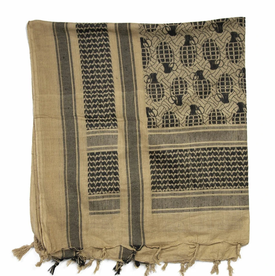 Mafoose Unisex Military Shemagh Head Neck Tactical Desert Scarf Wrap 43" x 41"