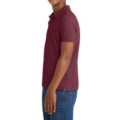Youth Comfortable Core Classic Pique Polo Shirt for Everyday Wear
