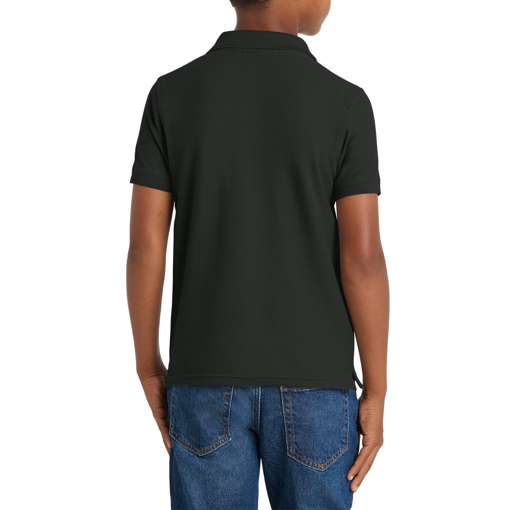 Youth Comfortable Core Classic Pique Polo Shirt for Everyday Wear