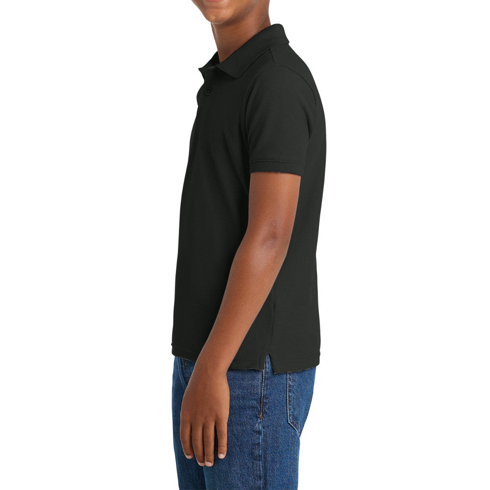 Youth Comfortable Core Classic Pique Polo Shirt for Everyday Wear