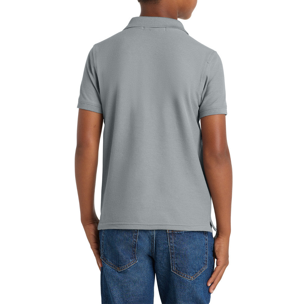 Youth Comfortable Core Classic Pique Polo Shirt for Everyday Wear