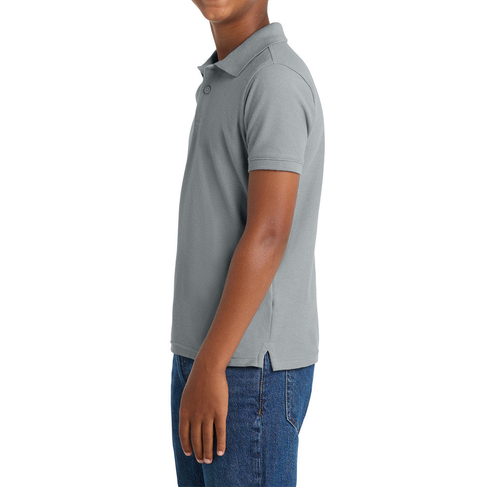 Youth Comfortable Core Classic Pique Polo Shirt for Everyday Wear