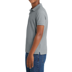 Youth Comfortable Core Classic Pique Polo Shirt for Everyday Wear