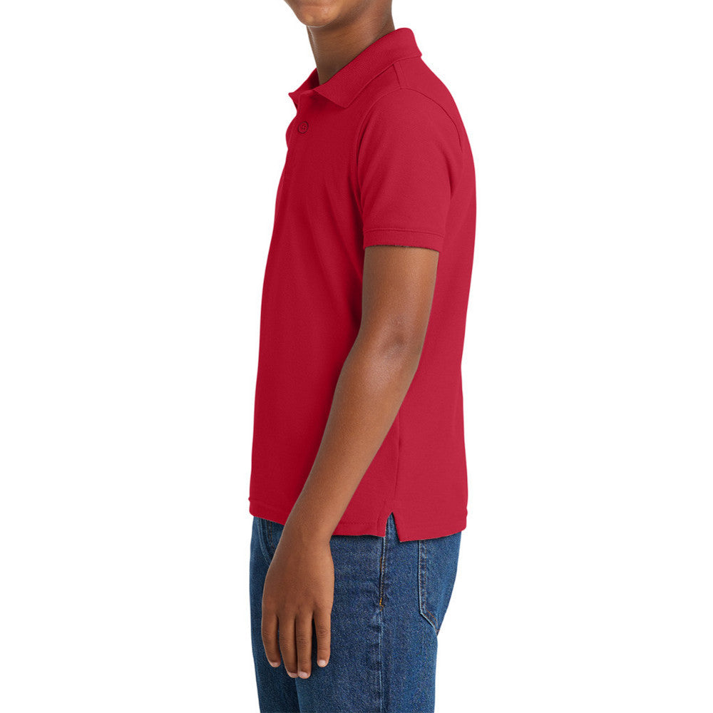 Youth Comfortable Core Classic Pique Polo Shirt for Everyday Wear