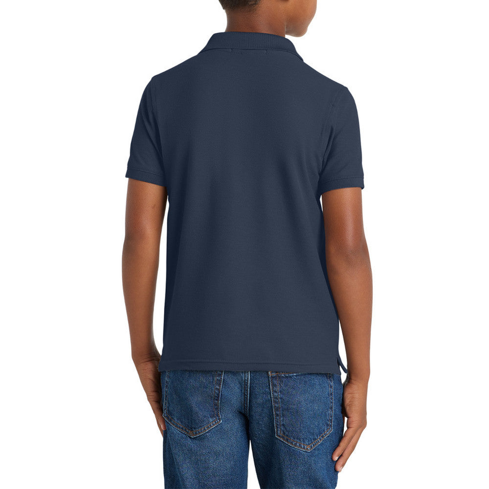 Youth Comfortable Core Classic Pique Polo Shirt for Everyday Wear