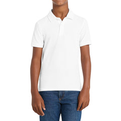 Youth Comfortable Core Classic Pique Polo Shirt for Everyday Wear