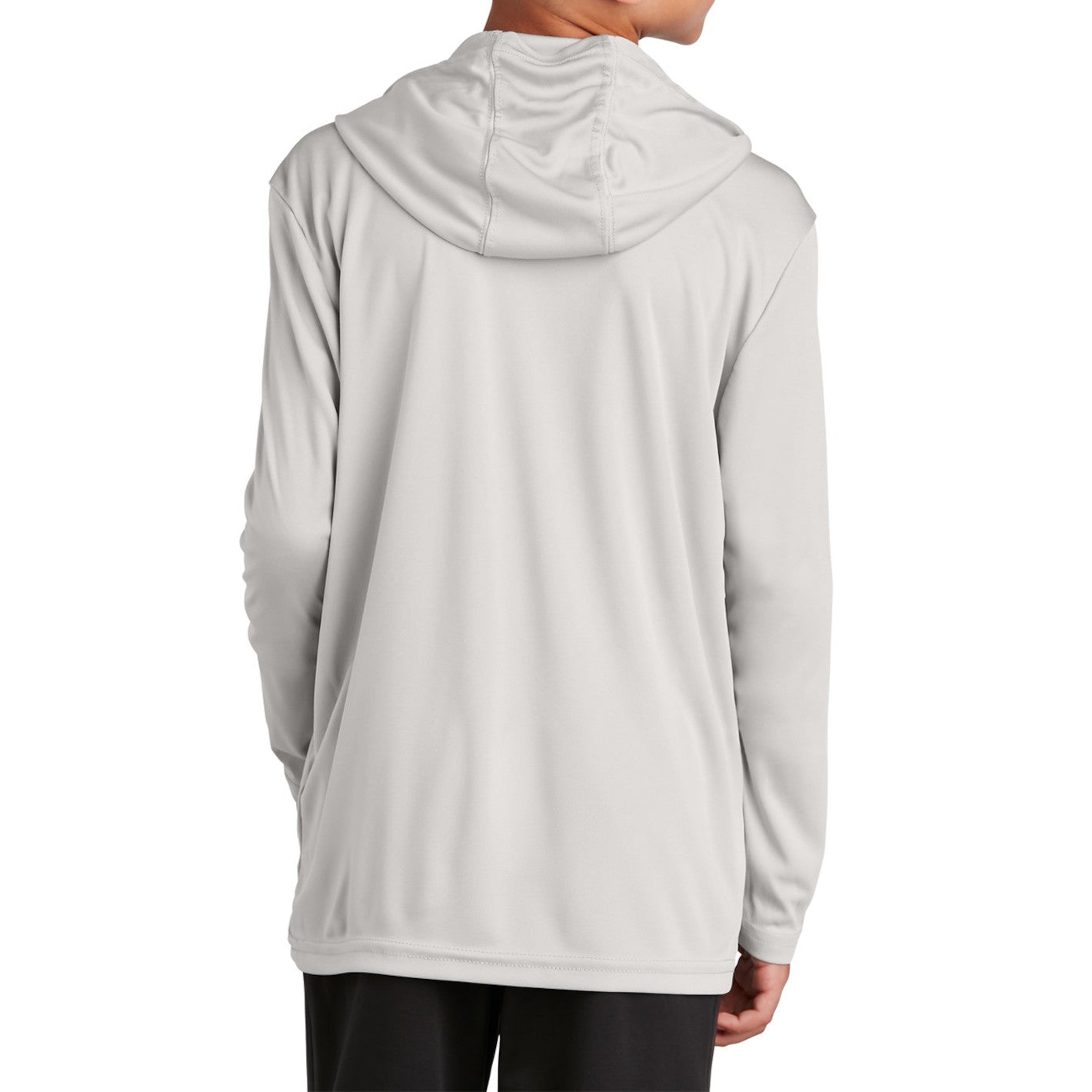 Youth PosiCharge Competitor Hooded Pullover - Silver