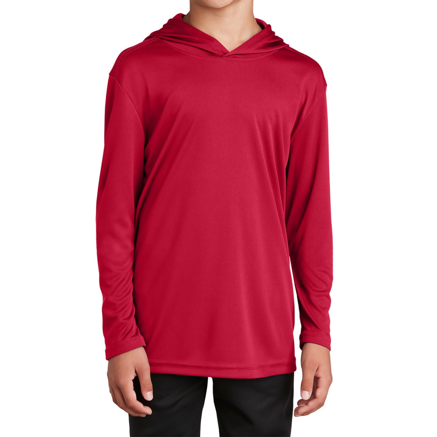 Youth PosiCharge Competitor Hooded Pullover - True Red