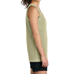 Youth PosiCharge Reversible Mesh Moisture-Wicking Double-Layer Tank-Vegas Gold/ Black