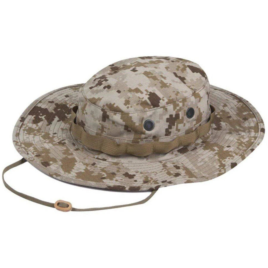 Mafoose Men's Tactical Army Military Boonie Bucket Outdoor Jungle Hat Digital Desert