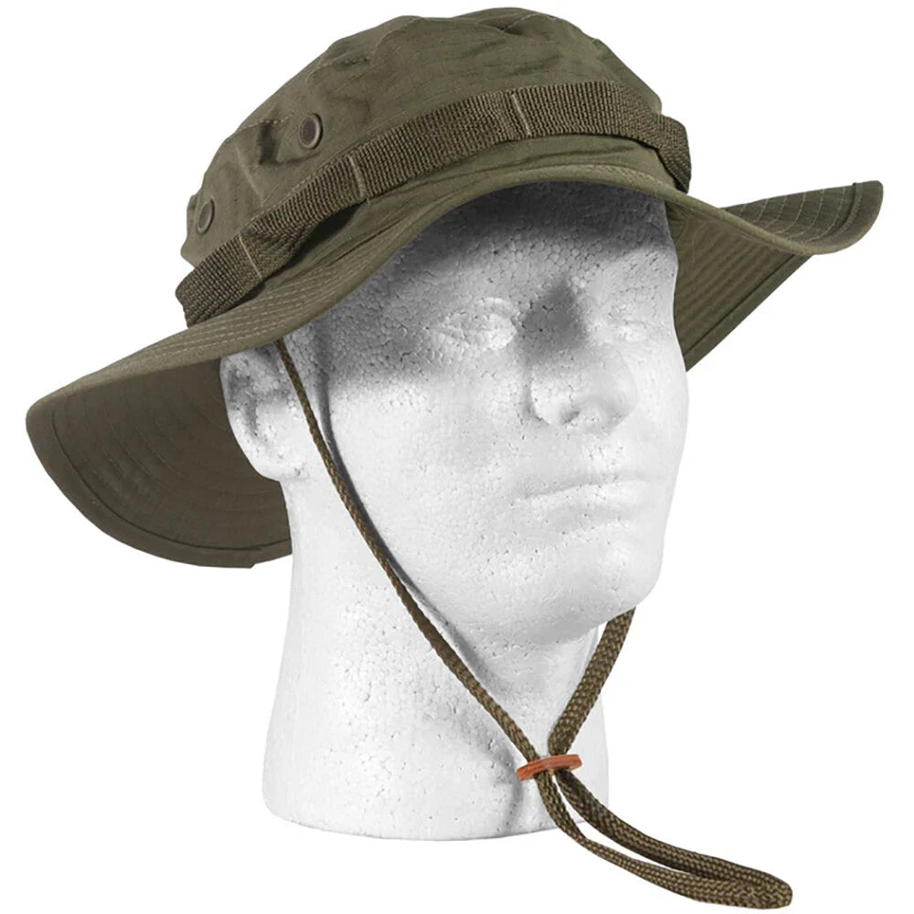 Mafoose Men's Tactical Army Military Boonie Bucket Outdoor Jungle Hat Olive Drab
