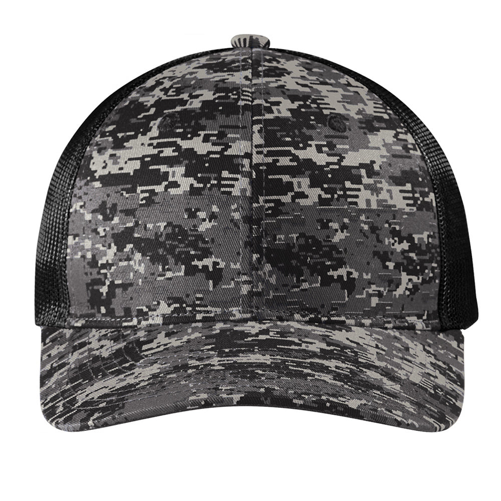 Men's Digi Camo Snapback Trucker Cap