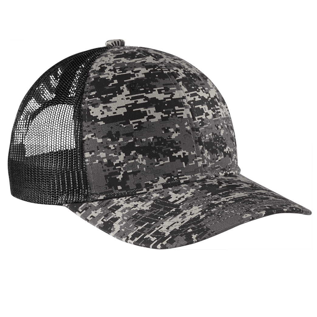 Men's Digi Camo Snapback Trucker Cap