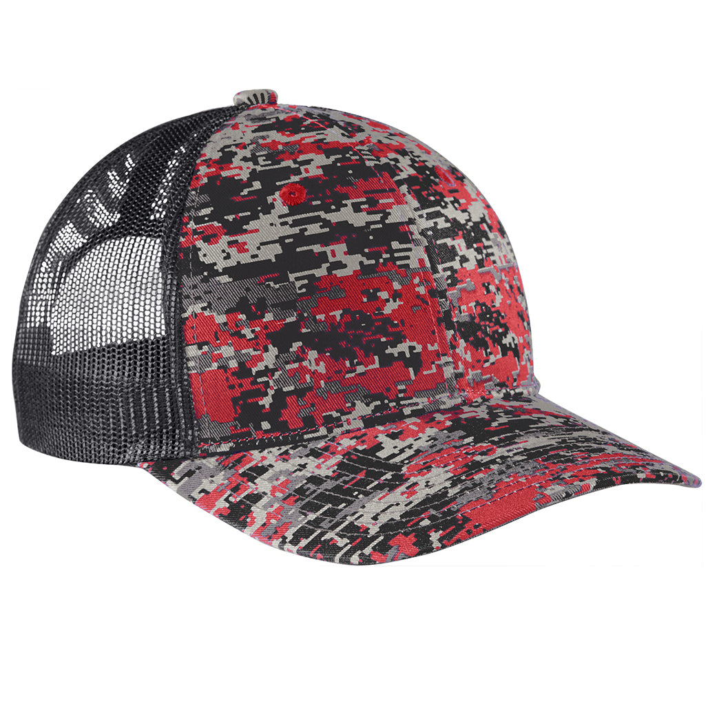 Men's Digi Camo Snapback Trucker Cap