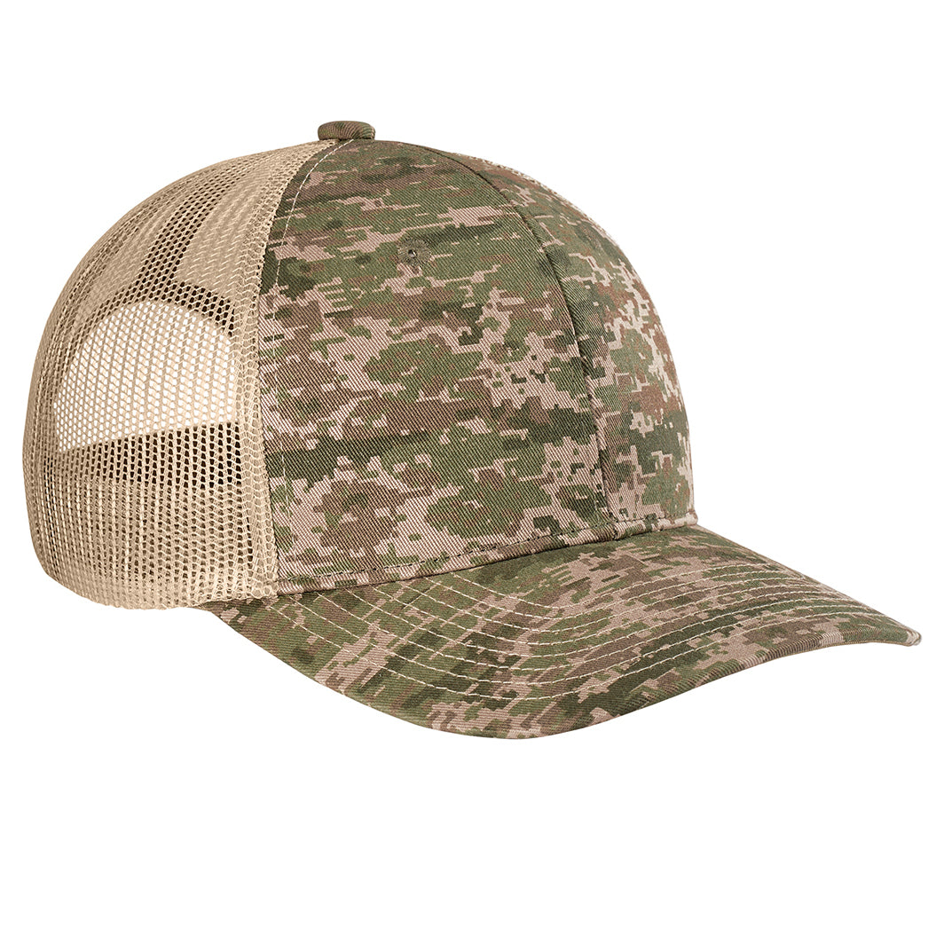 Men's Digi Camo Snapback Trucker Cap
