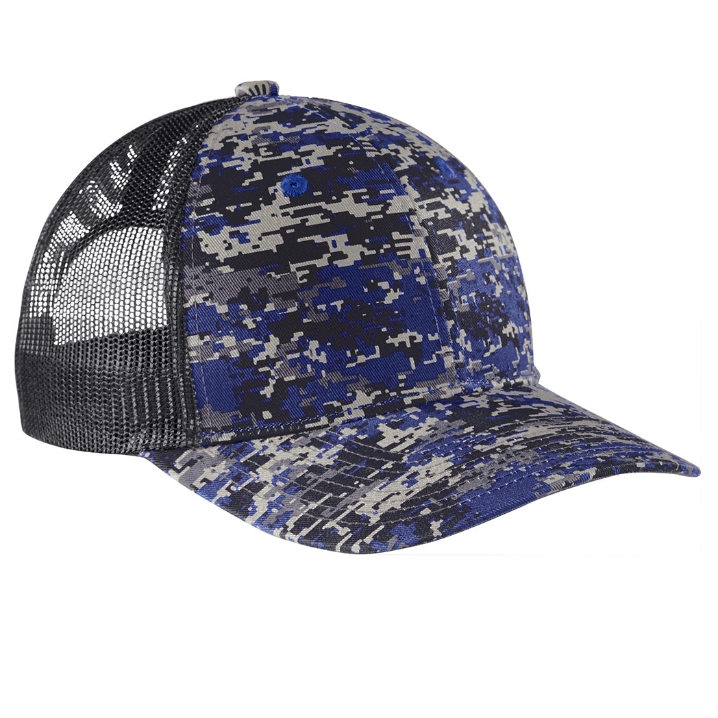 Men's Digi Camo Snapback Trucker Cap