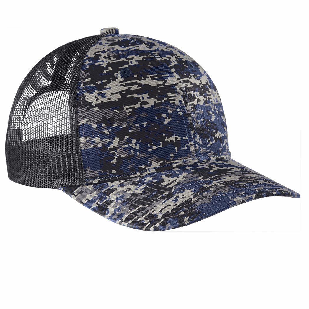 Men's Digi Camo Snapback Trucker Cap
