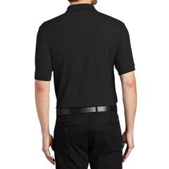 Men's Short Sleeve Soft Silk Touch Classic Polo Shirt for Everyday Comfort