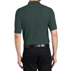Men's Short Sleeve Soft Silk Touch Classic Polo Shirt for Everyday Comfort