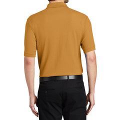 Men's Short Sleeve Soft Silk Touch Classic Polo Shirt for Everyday Comfort