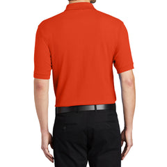 Men's Short Sleeve Soft Silk Touch Classic Polo Shirt for Everyday Comfort