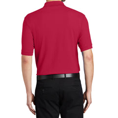 Men's Short Sleeve Soft Silk Touch Classic Polo Shirt for Everyday Comfort