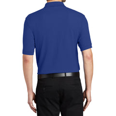 Men's Short Sleeve Soft Silk Touch Classic Polo Shirt for Everyday Comfort