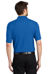 Men's Short Sleeve Soft Silk Touch Classic Polo Shirt for Everyday Comfort