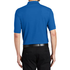 Men's Short Sleeve Soft Silk Touch Classic Polo Shirt for Everyday Comfort