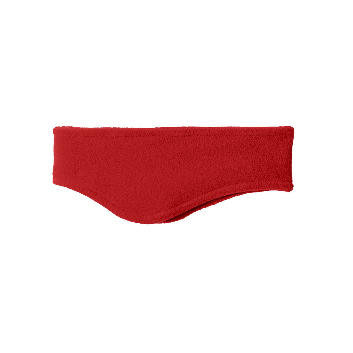 Women Stretch Fleece Headband Red