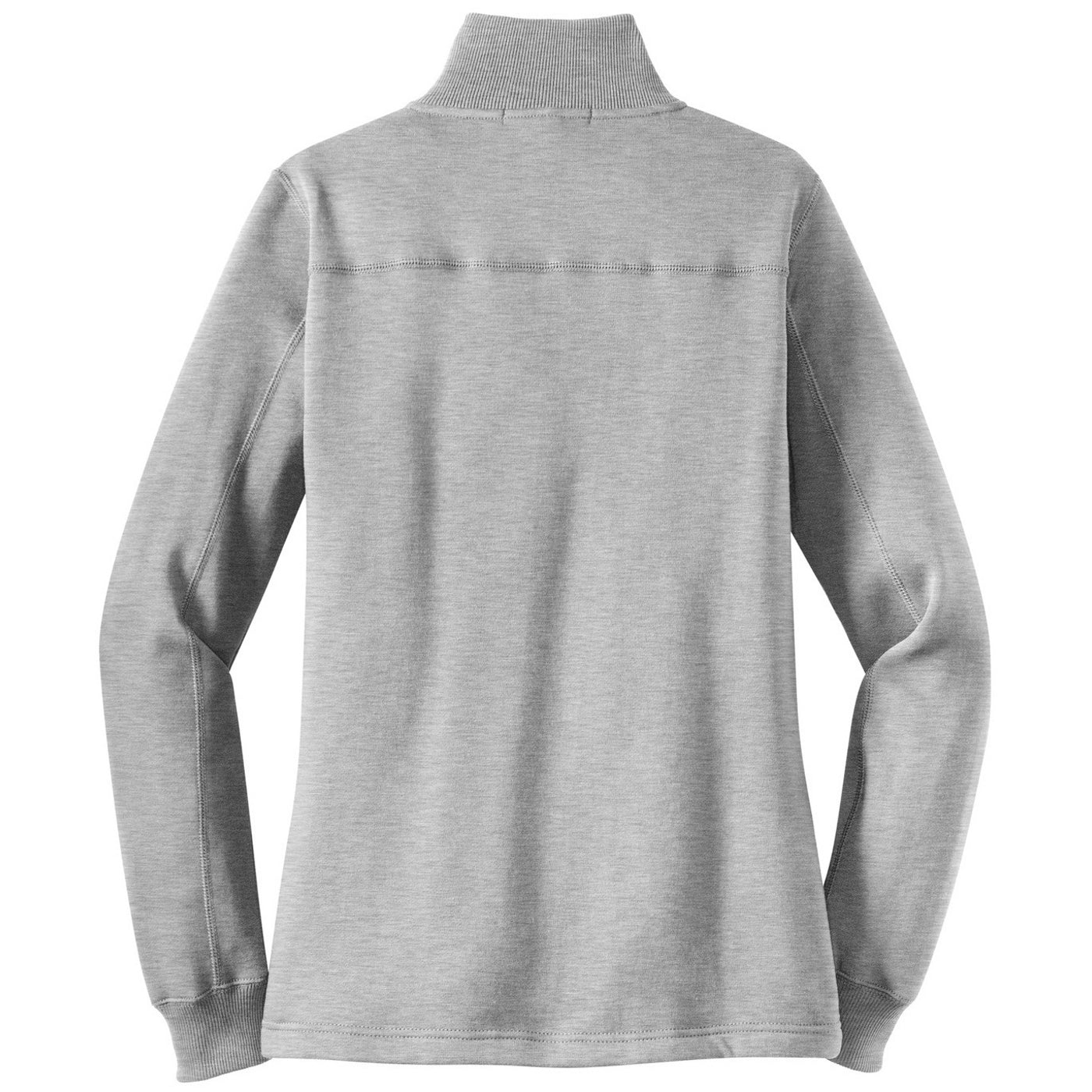 Mafoose Women's 1/4 Zip Sweatshirt Athletic Heather-Back