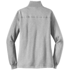 Mafoose Women's 1/4 Zip Sweatshirt Athletic Heather-Back