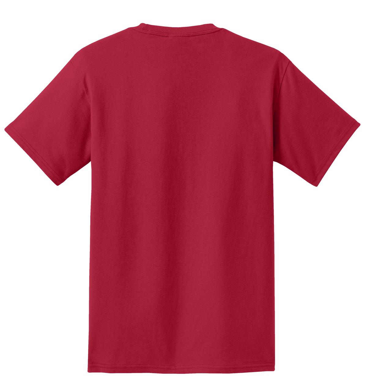 Men's Essential T Shirt with Pocket Red