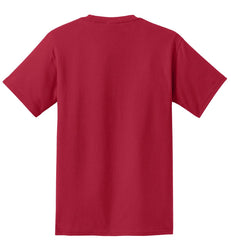Men's Essential T Shirt with Pocket Red