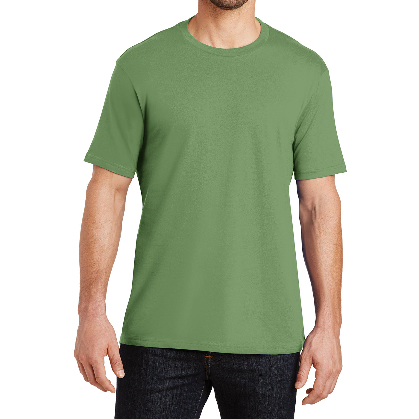 Mens Perfect Weight Crew Tee - Fresh Fatigue - Front
