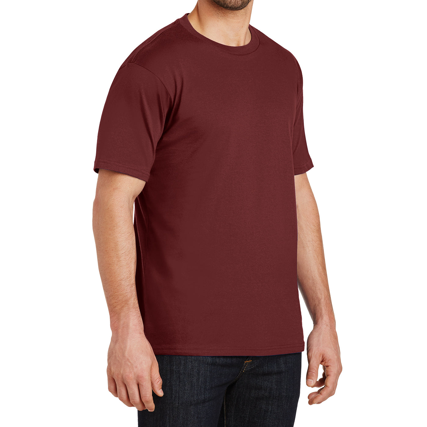 Mens Perfect Weight Crew Tee - Sangira - Side
