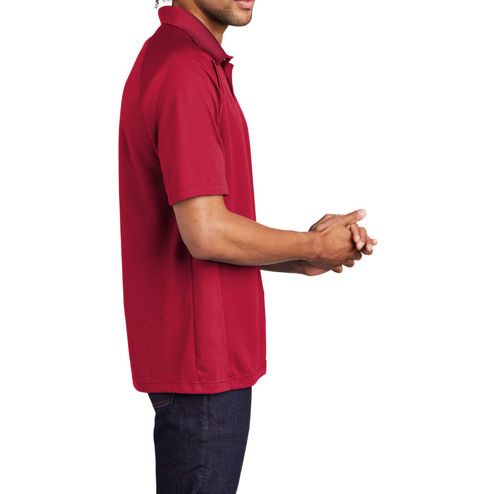 Men's Ultra-Dry Stretchable Moisture-Wicking Dri-Mesh Pro Short Sleeve Polo Shirt