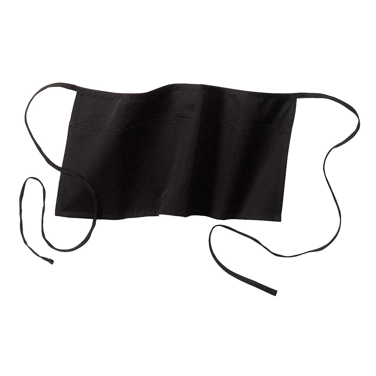 Waist Apron with Pockets Black
