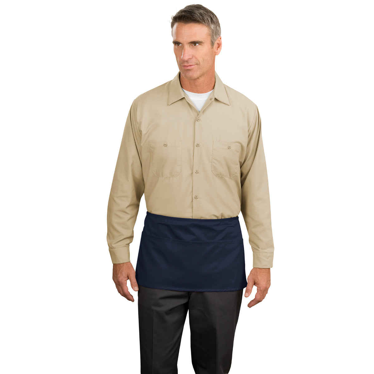 Waist Apron with Pockets Navy