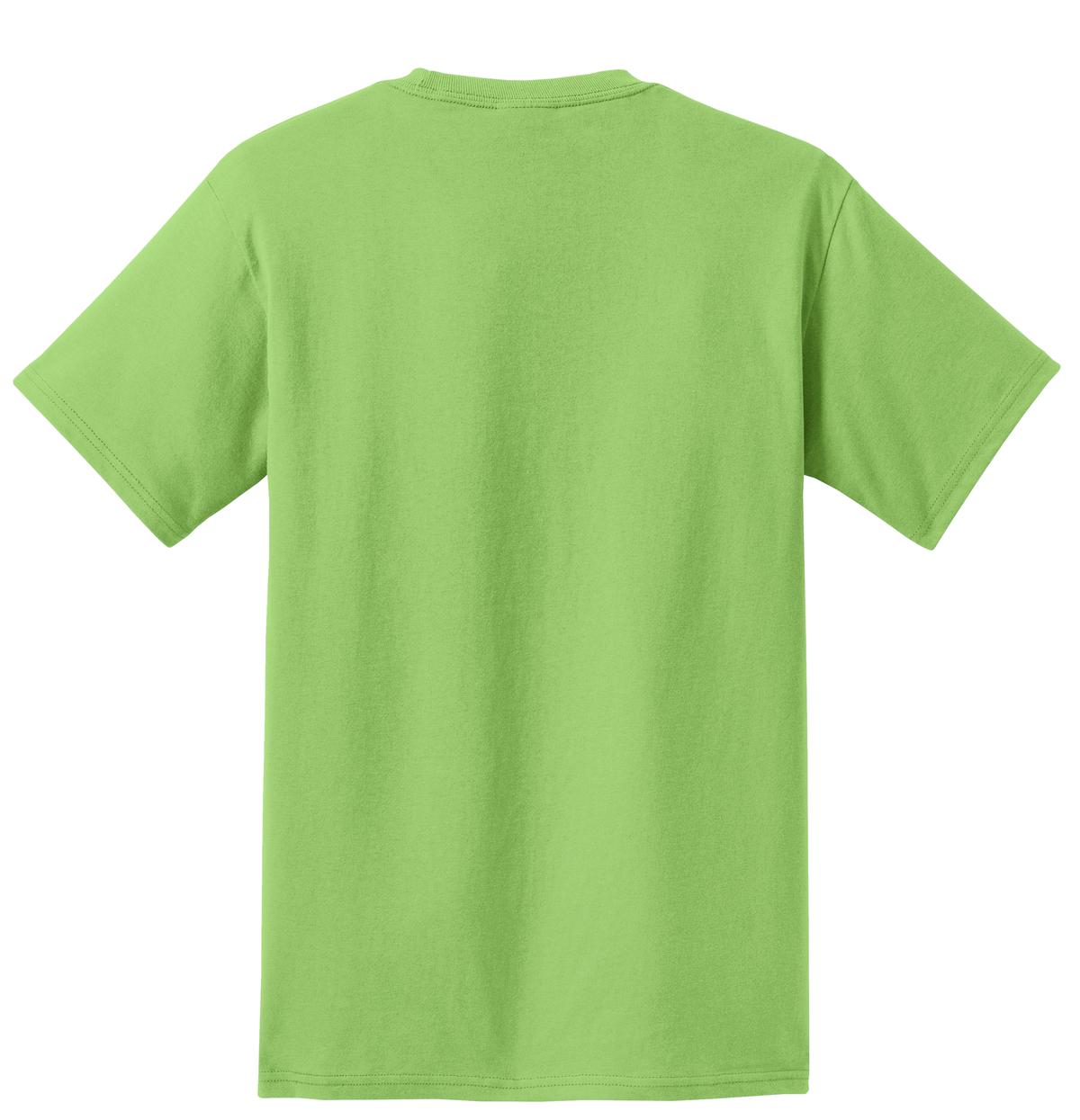 Men's Essential T Shirt with Pocket Lime