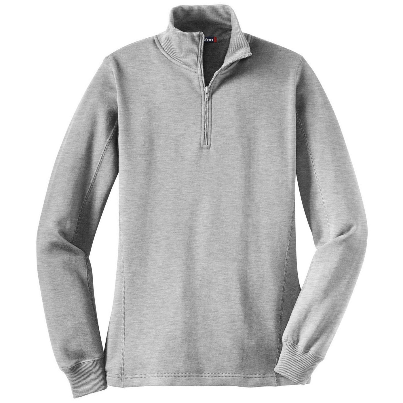 Mafoose Women's 1/4 Zip Sweatshirt Athletic Heather-Front