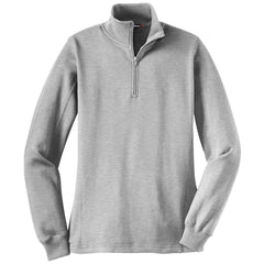 Mafoose Women's 1/4 Zip Sweatshirt Athletic Heather-Front