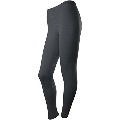 Women's Cotton Spandex Jersey Leggings - Asphalt