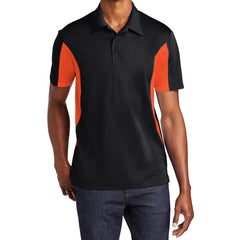 Men's Sport-Tek Side Blocked Micropique Sport-Wick Polo