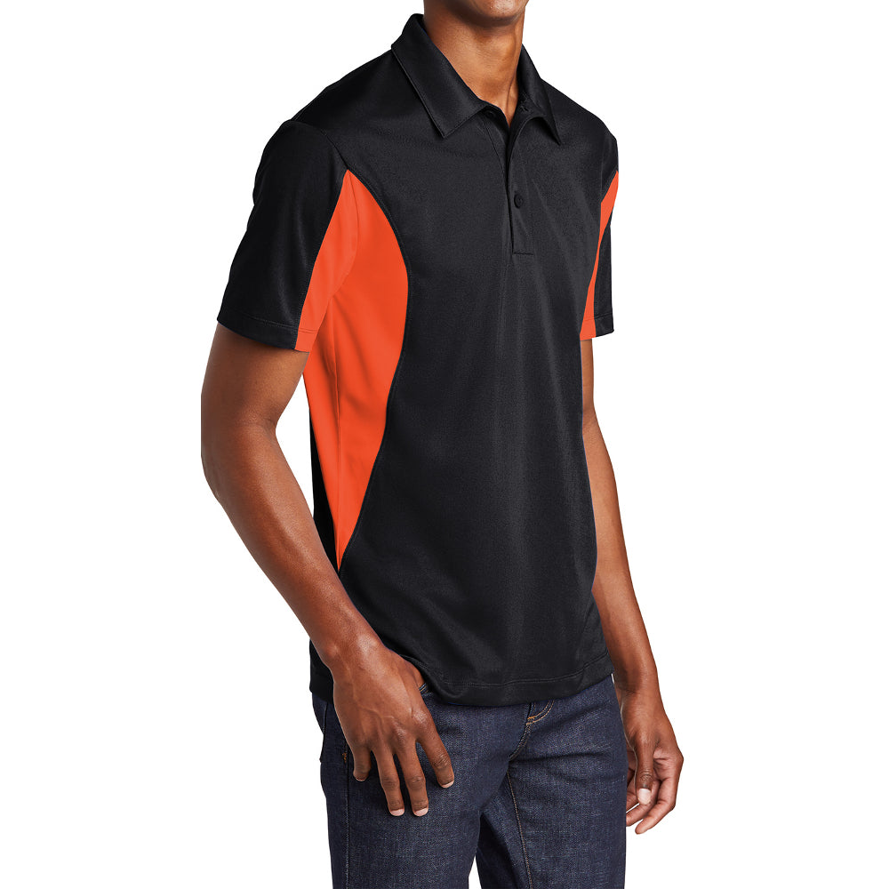 Men's Sport-Tek Side Blocked Micropique Sport-Wick Polo