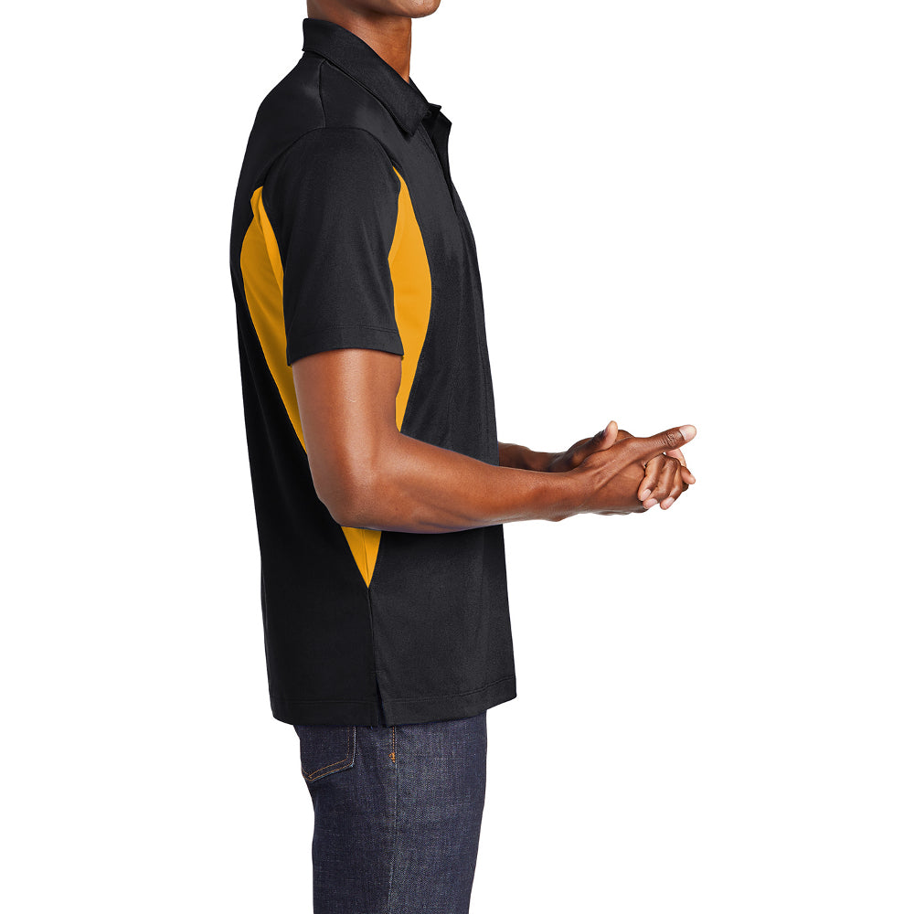 Men's Sport-Tek Side Blocked Micropique Sport-Wick Polo