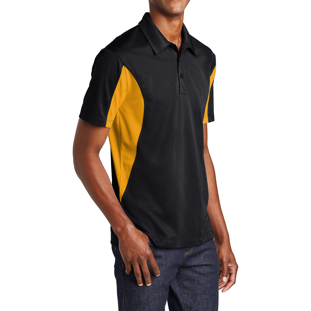 Men's Sport-Tek Side Blocked Micropique Sport-Wick Polo