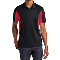 Men's Sport-Tek Side Blocked Micropique Sport-Wick Polo