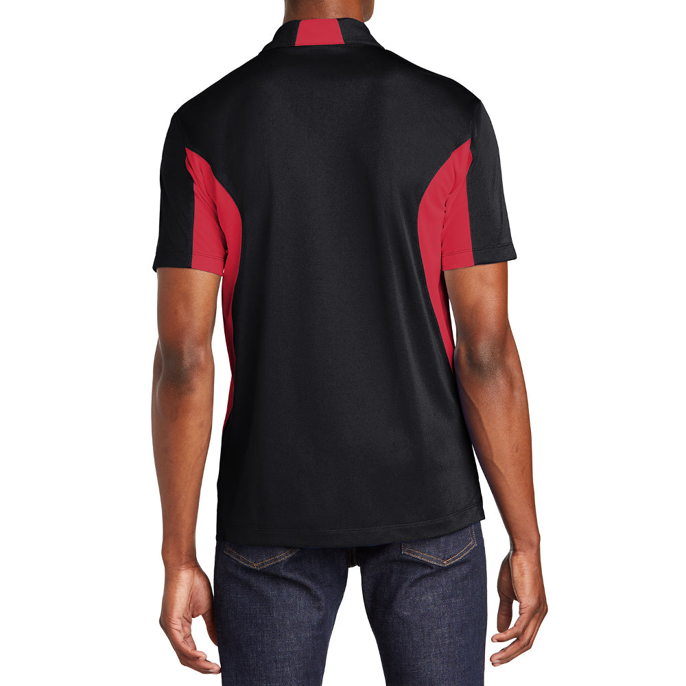 Men's Sport-Tek Side Blocked Micropique Sport-Wick Polo